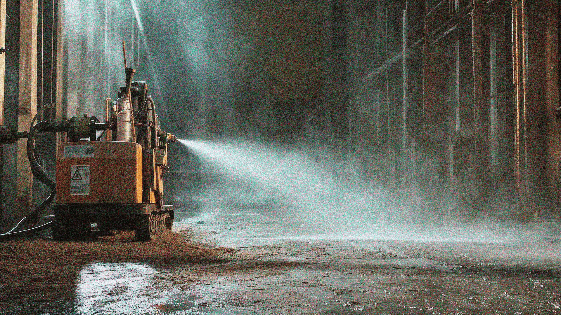 Equipamento industrial para controle de particulados em grandes operações